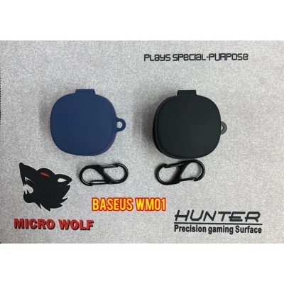 Picture of Baseus Encok TWS WM01 Only cover Premium Artificial Carrying cover Shockproof Earbuds Protective Cover Box For Buds Soft Silicone Bluetooth Headphone Cover