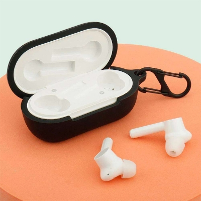 Picture of Oneplus Buds Z 2 Only cover Premium Artificial Carrying cover Shockproof Earbuds Protective Cover Box For Buds Soft Silicone Bluetooth Headphone Cover