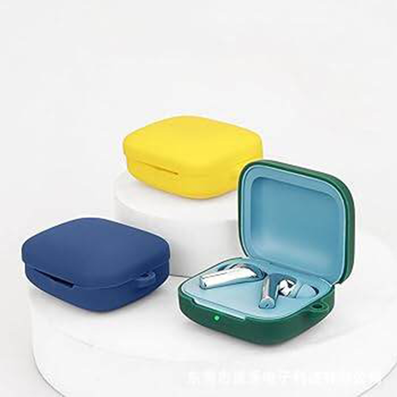 Picture of Oneplus Buds Pro Only cover Premium Artificial Carrying cover Shockproof Cover Box For Buds Soft Silicone Bluetooth Headphone Cover