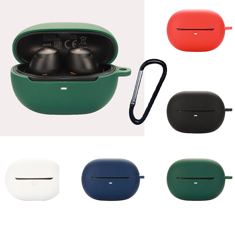 Picture of QCY HT07 ANC Premium Shockproof Silicone Protective Carrying Case for Earbuds with Durable Design-Black