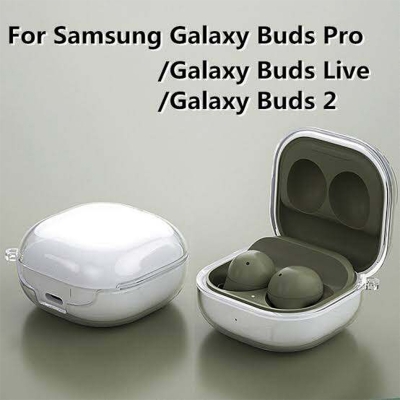 Picture of Samsung Buds 2 Pro Only cover Premium Artificial Carrying cover Shockproof Earbuds Protective Cover Box For Buds Soft Silicone Bluetooth Headphone Cover-Black