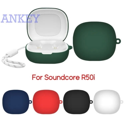 Picture of Anker Soundcore Life P25i Only cover Premium Artificial Carrying cover Shockproof Earbuds Protective Cover Box For Buds Soft Silicone Bluetooth Headphone Cover-Black