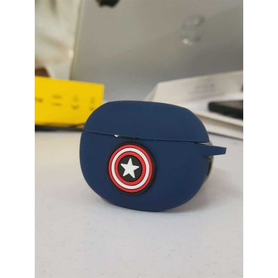 Picture of Realme Buds Air 3 Only cover Premium Artificial Carrying cover Shockproof Earbuds Protective Cover Box For Buds Soft Silicone Bluetooth Headphone Cover