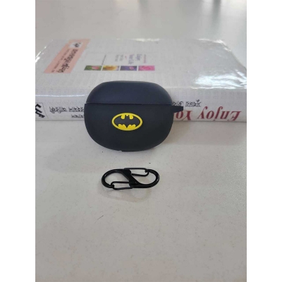 Picture of Realme Buds Air 6 ANC Batman Edition Only cover Premium cover Shockproof Earbuds Protective Cover Box For Buds Soft Silicone Bluetooth Headphone Cover-Black