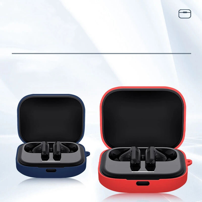 Picture of Xiaomi Redmi Buds 5 Only cover Premium cover Shockproof Earbuds Protective Cover Box For Buds Soft Silicone Bluetooth Headphone Cover-Black