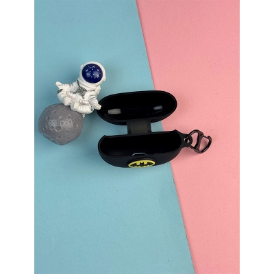 Picture of Baseus Bowie WM05 Batman Edition Only cover Premium Artificial Carrying cover Shockproof Earbuds Protective Cover Box For Buds Soft Silicone Bluetooth Headphone Cover-Black