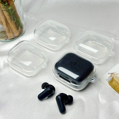 Picture of Anker Soundcore R50i NC Only cover Premium Artificial Carrying cover Shockproof Earbuds Protective Cover Box For Buds Soft Silicone Bluetooth Headphone Cover-Transparent