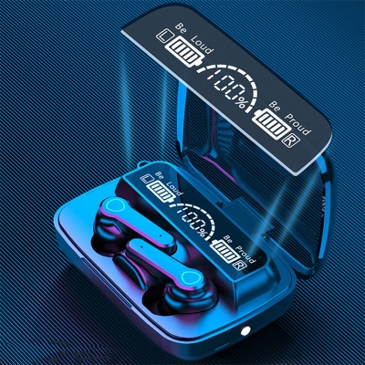 Picture of M19 TWS Wireless Bluetooth 5.1 Earbuds - Featuring Touch Control_ HD Mirror_ and the Latest Updates for Enhanced Performance-Black