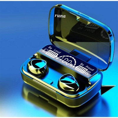 Picture of M10 Tws Wireless Earphone Touch Bluetooth Earplugs In The Ear Stereo Sport Headsets Cvc8.0 Noise Reduction Headphones With Digital Display Black Good Effect And Easy To Use-Black