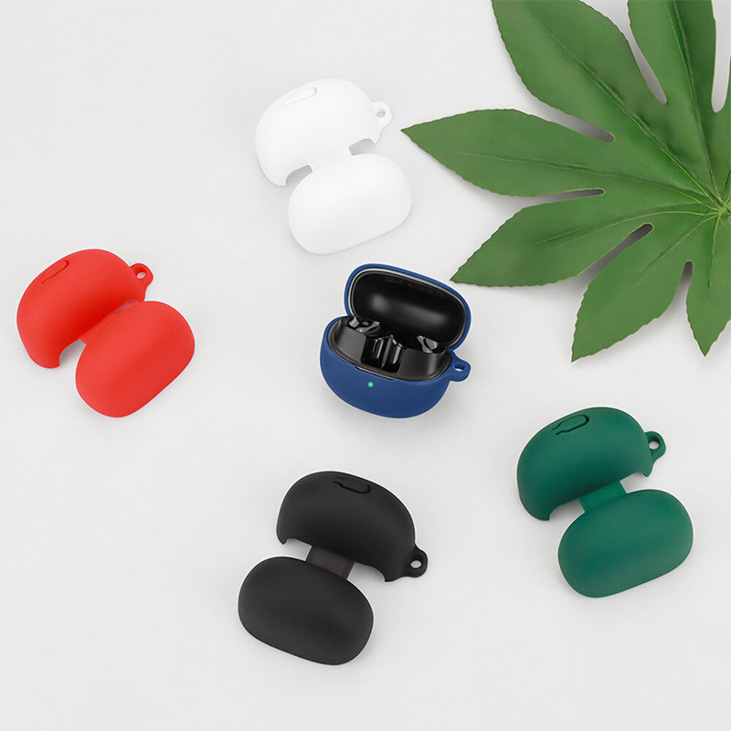 Picture of QCY HT08 MeloBuds Pro Silicone Protective Cover - Shockproof Earbuds Case-Black