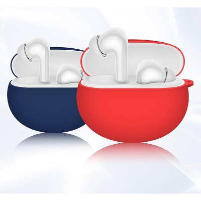Picture of Redmi Buds 5A Only cover Premium Artificial Carrying cover Shockproof Earbuds Protective Cover Box For Buds Soft Silicone Bluetooth Headphone Cover-Black