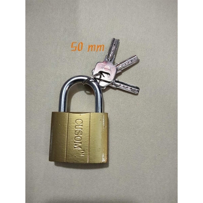 Picture of Cusom Padi Dcks Top Security 50 mm Pad Lock 1pcs-Gold