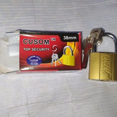 Picture of Cusom Padi Dcks Top Security 38 mm Pad Lock 1pcs-Gold