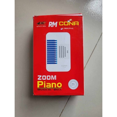 Picture of Calling Bell or Door Bell Electronic Click Piano Design Door AC/DC Calling Bell Sweet Sound For Home and Office-Black