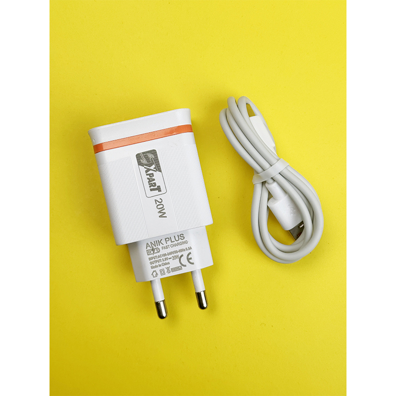Picture of 20W Fast Charger For iPhone Samsung OPPO Vivo Xiaomi Realme Type C Charger Quick Charge 4.0 QC 3.0 For iPhone Android-White