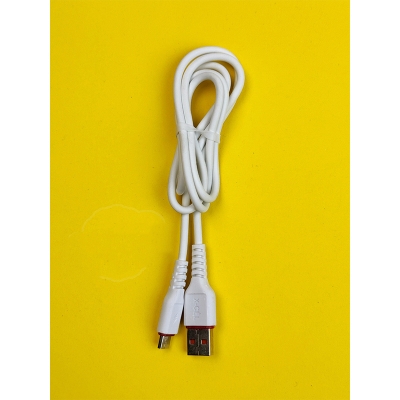 Picture of Excel Fast Data transfer cable_ 2.4A Fast Charging USB cable_ QC and PD charging adapter supported Micro USB_Typ-B-White