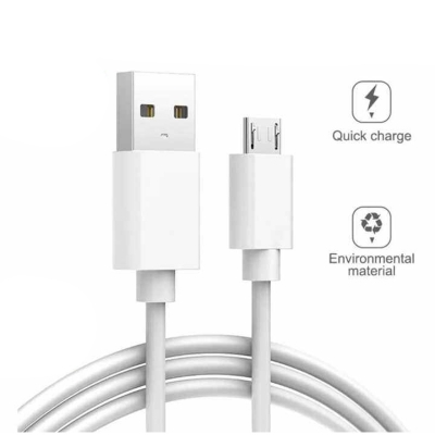 Picture of USB (Type-B) Cable - White Fast Charging Data Cable-White