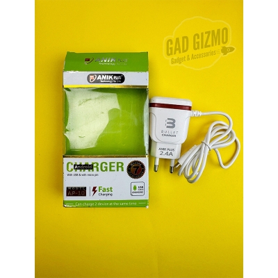 Picture of Mobile Phone Charger_ Micro Charger_ V8 Charger_ Micro B Charger-White