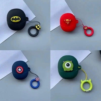 Picture of QCY Melobuds Pro HT08 ANC Only cover Premium Artificial Carrying cover Shockproof Earbuds Protective Cover Box For Buds Soft Silicone Bluetooth Headphone Cover-Huk