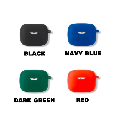 Picture of JBL Tune Buds Only cover Premium Artificial Carrying cover Shockproof Earbuds Protective Cover Box For Buds Soft Silicone Bluetooth Headphone Cover-Black
