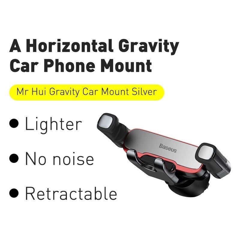 Picture of Baseus Car Phone Holder for Car Air Vent Mount Cell Phone Support Phone Holder Stand-Black