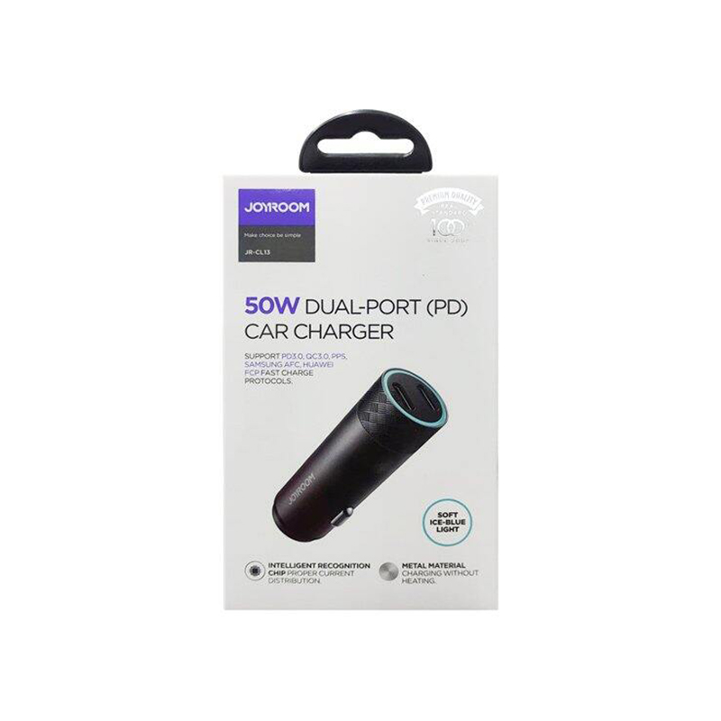 Picture of Joyroom JR-CL13 50W Dual-port PD Car Charger-Black