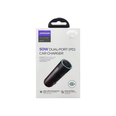 Picture of Joyroom JR-CL13 50W Dual-port PD Car Charger-Black