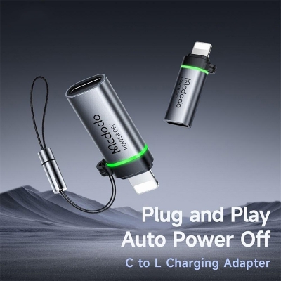Picture of Mcdodo OT-259 36W USB-C to Auto Power Off Adapter-Black