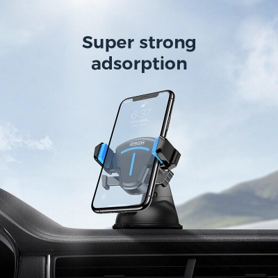 Picture of Joyroom JR-OK2 Factory ABS Silicone New Phone Mobile Mount Car Dashboard Bracket Compatible For 4-6.7 Inch Mobile Phones-Black