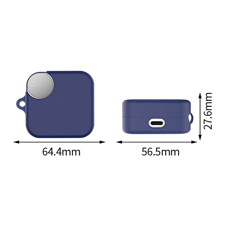Picture of CMF Nothing Buds Pro Only cover Premium Artificial Carrying cover Shockproof Earbuds Protective Cover Box For Buds Soft Silicone Bluetooth Headphone Cover-Black