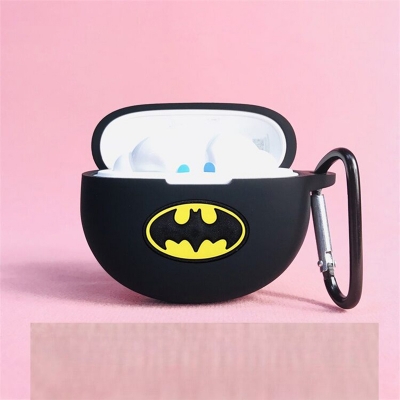 Picture of Redmi Buds 5A Batman Edition Only cover Premium Artificial Carrying cover Shockproof Earbuds Cover For Buds Soft Silicone Bluetooth Headphone Cover-Black