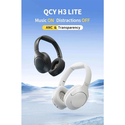 Picture of QCY H3 Lite ANC Wireless Headphone Black-Black