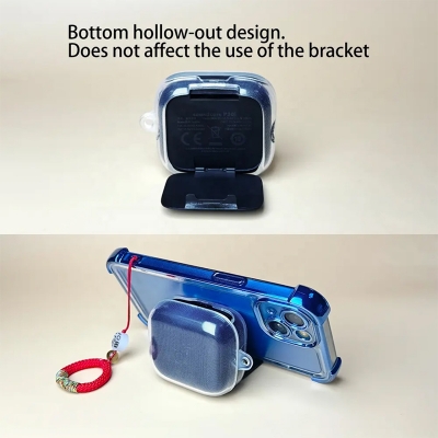 Picture of Anker Soundcore P30i Transparent cover Premium Artificial Carrying cover Shockproof Earbuds Cover For Buds Soft Silicone Bluetooth Headphone Cover-Transparent