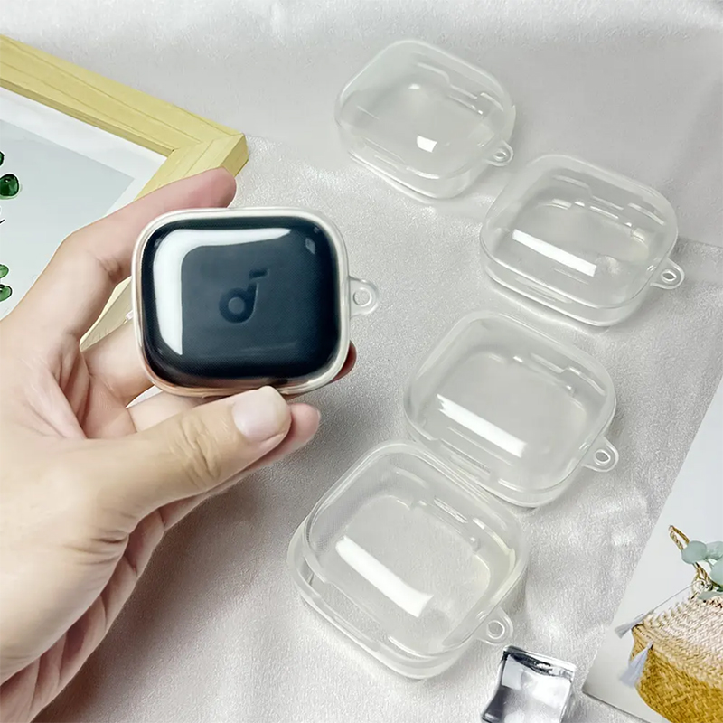 Picture of Anker Soundcore P30i Transparent cover Premium Artificial Carrying cover Shockproof Earbuds Cover For Buds Soft Silicone Bluetooth Headphone Cover-Transparent