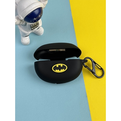 Picture of OnePlus Buds 4 Batman Edition Only cover Premium Carrying cover Earbuds Cover For Buds Soft Silicone Bluetooth Headphone Cover-Black