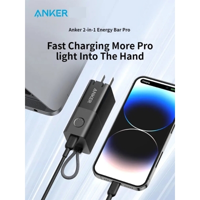 Picture of Anker 511 PowerCore Fusion 30W 5000 mAh Power Bank (A16346)-Black