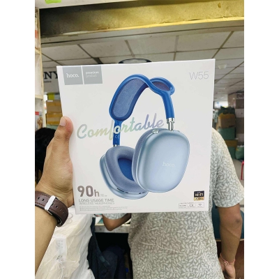 Picture of Hoco W55 Wireless Over-Ear Headphones - Bluetooth Connectivity_ Noise Isolation_ Comfortable Fit_ Rich Sound