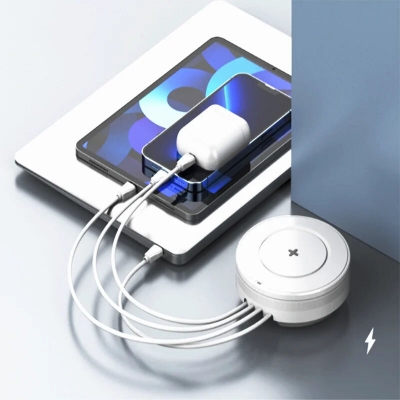 Picture of LDNIO AW003 32W Desktop Wireless Charger_ 15W Wireless Phone Charger_ 3 In 1 Wireless Charger-White