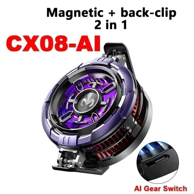 Picture of MEMO CX08 AI 23W Magnetic Freezing Mobile Phone Cooler-Black