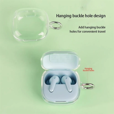 Picture of Anker Soundcore R60i NC Only Transparent cover Premium Artificial Carrying cover Shockproof Earbuds Cover For Buds Soft Silicone Bluetooth Headphone Cover-Transparent