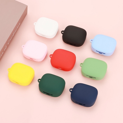 Picture of redmi buds 7s Only cover Premium Artificial Carrying cover Shockproof Earbuds Cover For Buds Soft Silicone Bluetooth Headphone Cover-Black