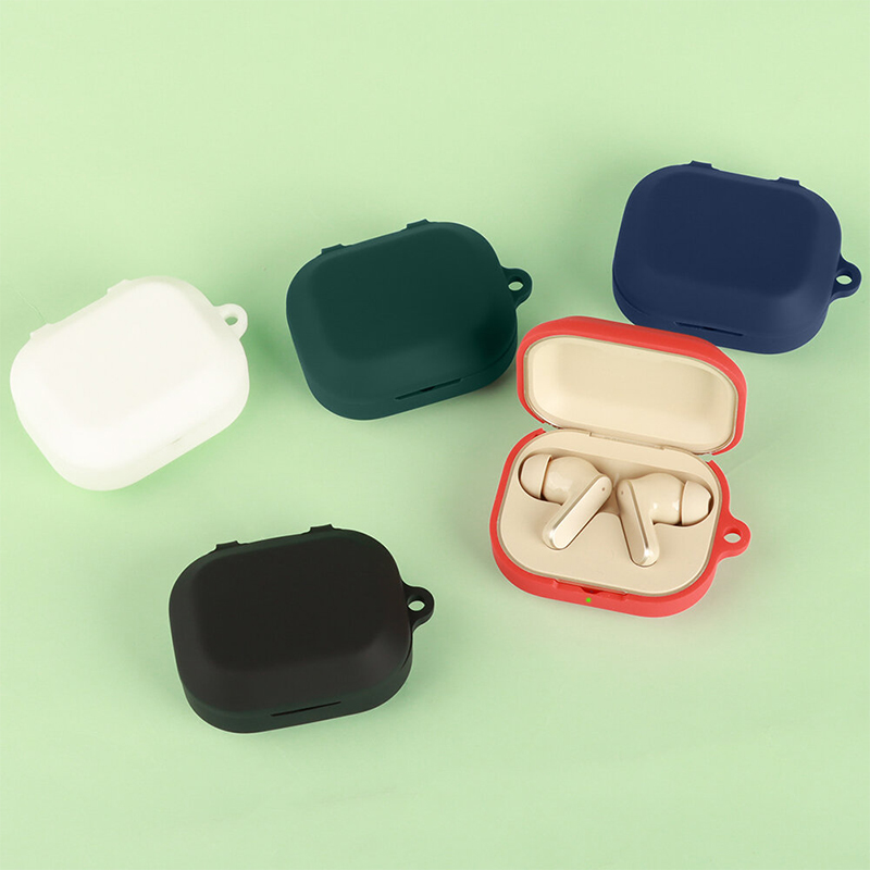 Picture of Realme Buds Air 8 Only cover Premium Artificial Carrying cover Shockproof Earbuds Cover For Buds Soft Silicone Bluetooth Headphone Cover