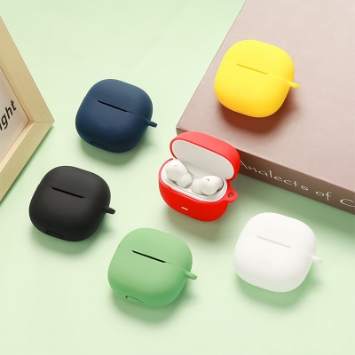 Picture of Redmi Buds 8 Lite Only cover Premium Artificial Carrying cover Shockproof Earbuds Cover For Buds Soft Silicone Bluetooth Headphone Cover-Black
