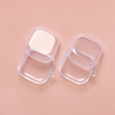 Picture of Samsung Galaxy Buds 4 Only cover Premium Artificial Carrying cover Shockproof Earbuds Cover For Buds Soft Silicone Bluetooth Headphone Cover-Transparent
