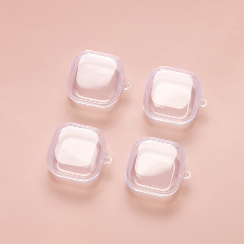 Picture of Samsung Galaxy Buds 4 Only cover Premium Artificial Carrying cover Shockproof Earbuds Cover For Buds Soft Silicone Bluetooth Headphone Cover-Transparent