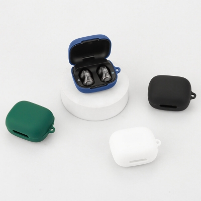 Picture of Anker Soundcore C30i Only cover Premium Artificial Carrying cover Shockproof Earbuds Cover For Buds Soft Silicone Bluetooth Headphone Cover-Black