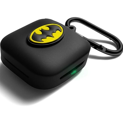 Picture of Realme Buds Air8 Batman Edition Only cover Premium Artificial Carrying cover Shockproof Earbuds Cover For Buds Soft Silicone Bluetooth Headphone Cover-Black