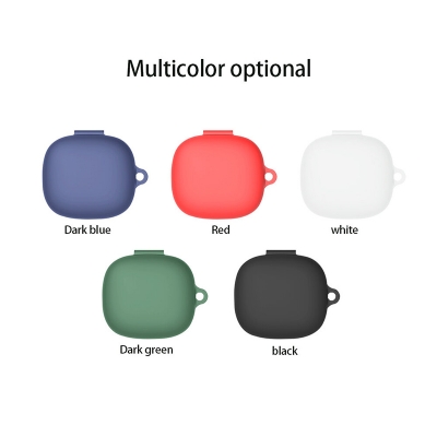 Picture of JBL Wave 300TWS Only cover Premium Artificial Carrying cover Shockproof Earbuds Cover For Buds Soft Silicone Bluetooth Headphone Cover-Black