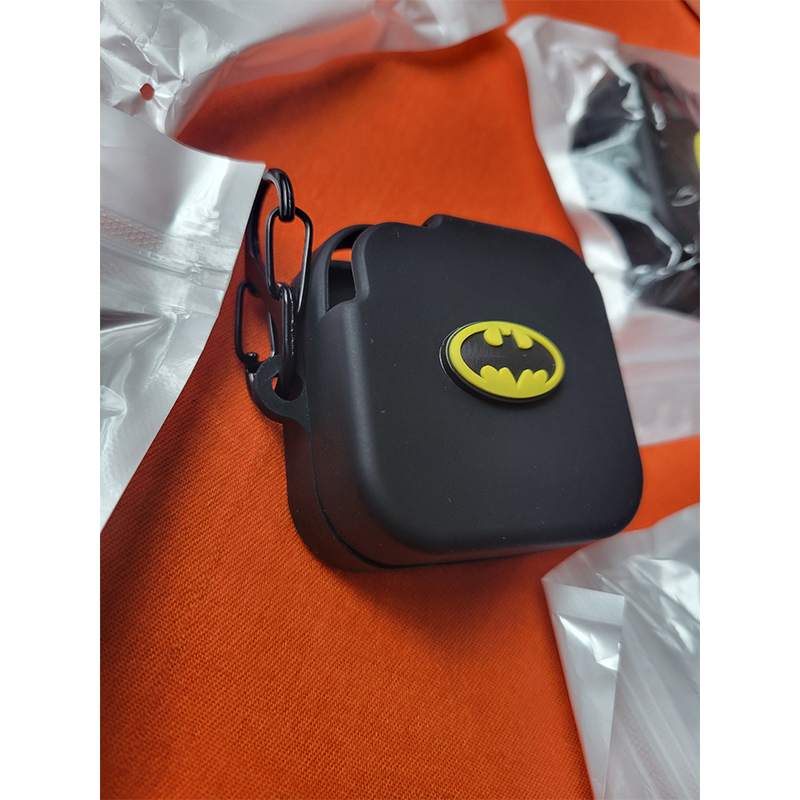 Picture of CMF by Nothing Buds 42dB Batman Edition Only cover Premium Artificial Carrying cover Shockproof Earbuds Cover For Buds Soft Silicone Bluetooth Headphone Cover-Black