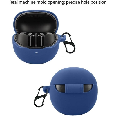 Picture of QCY AilyBuds Pro+ Only cover Premium cover Shockproof Earbuds Protective Cover Box For Buds Soft Silicone Bluetooth Headphone Cover-Black